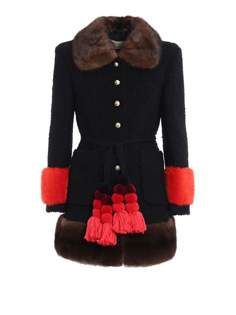 astrakhan wool coat.